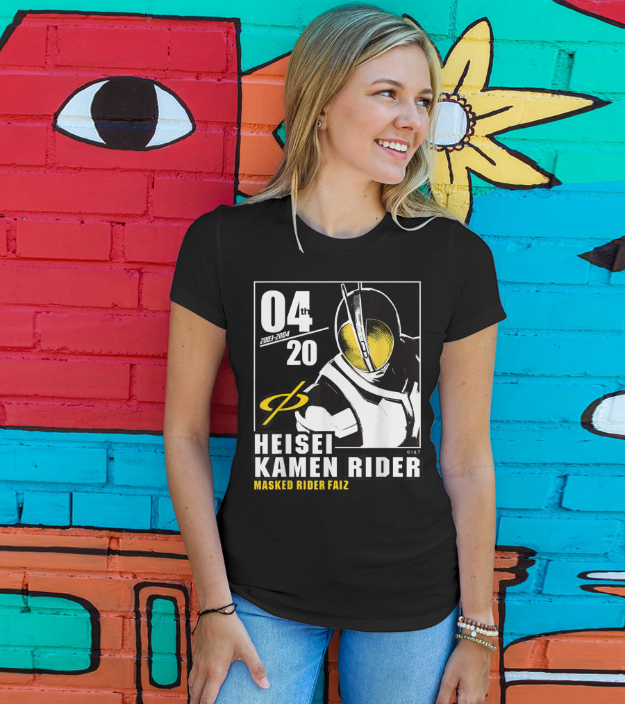 04 2003-2004 Heisei Kamen Rider Masked Rider Faiz T-Shirt