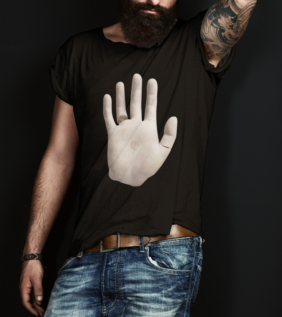 Built On Glass Hand Sculpture T-Shirt