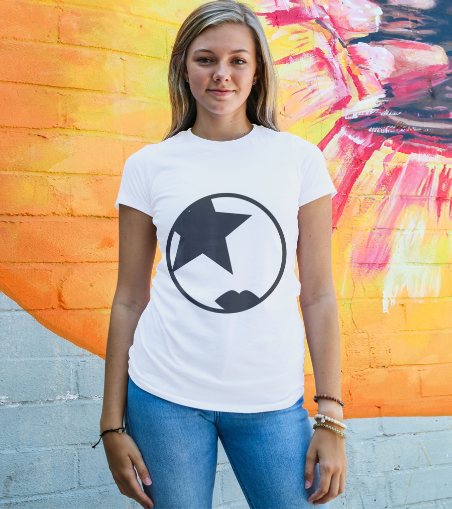 KISS Starchild Star Lips Circle T-Shirt