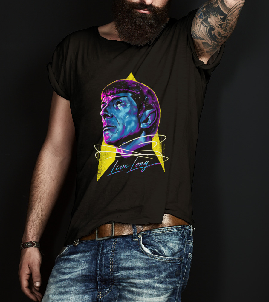 Live Long Star Trek Spock T-Shirt