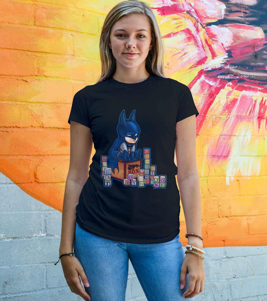 Cool Gotham Batman Blocks Joker Toy Box T-Shirt