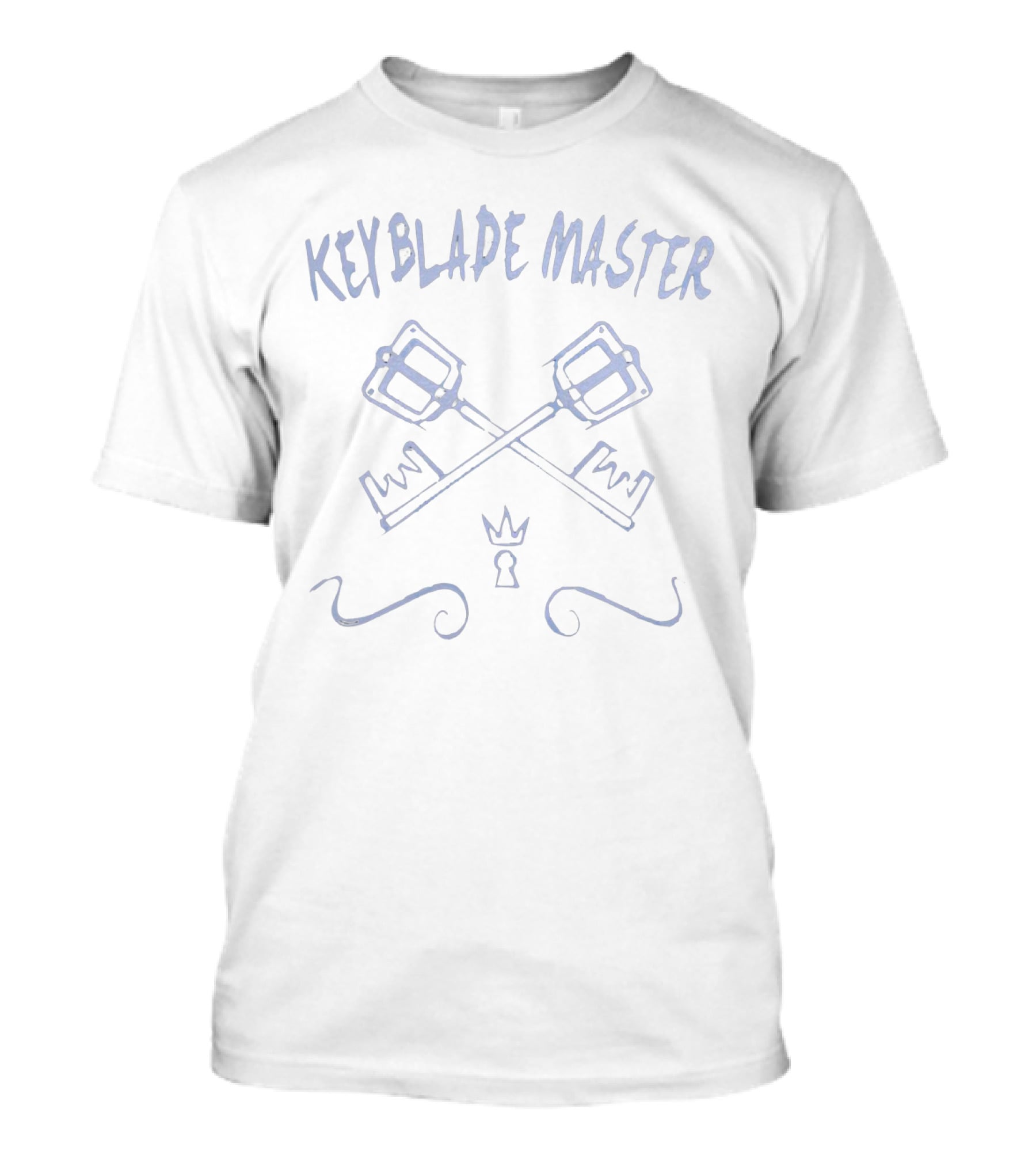 Kingdom Hearts Keyblade Master Cross Keys Crown Lock T-Shirt