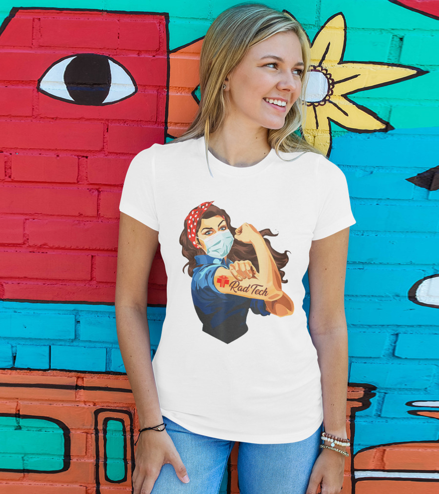 Empowered Rad Tech Strong Rosie Image T-Shirt