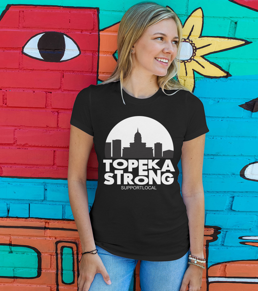 Topeka Strong Support Local Skyline T-Shirt