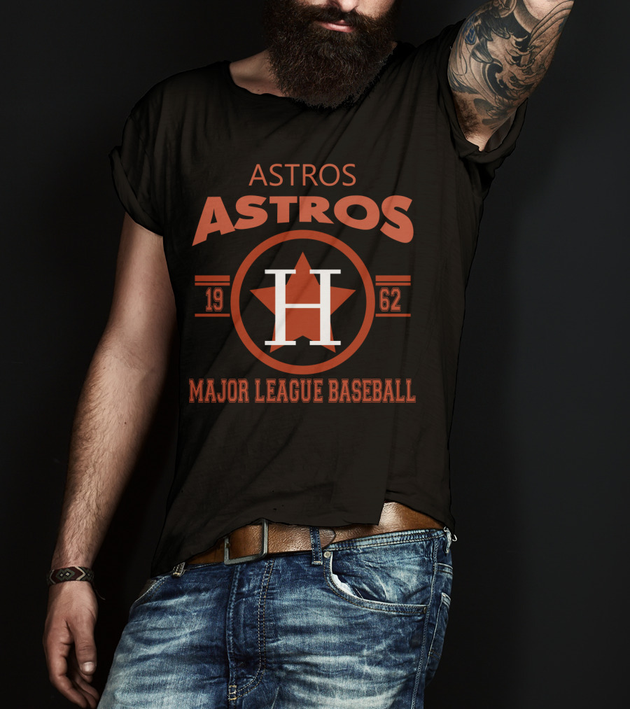 Astros Major League Baseball 1962 Houston Astros Stay At Home T-Shirt