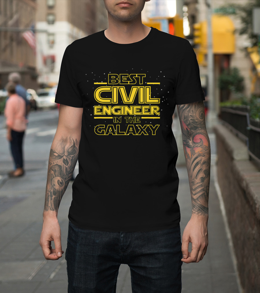 Best Civil Engineer in the Galaxy Star Wars T-Shirt