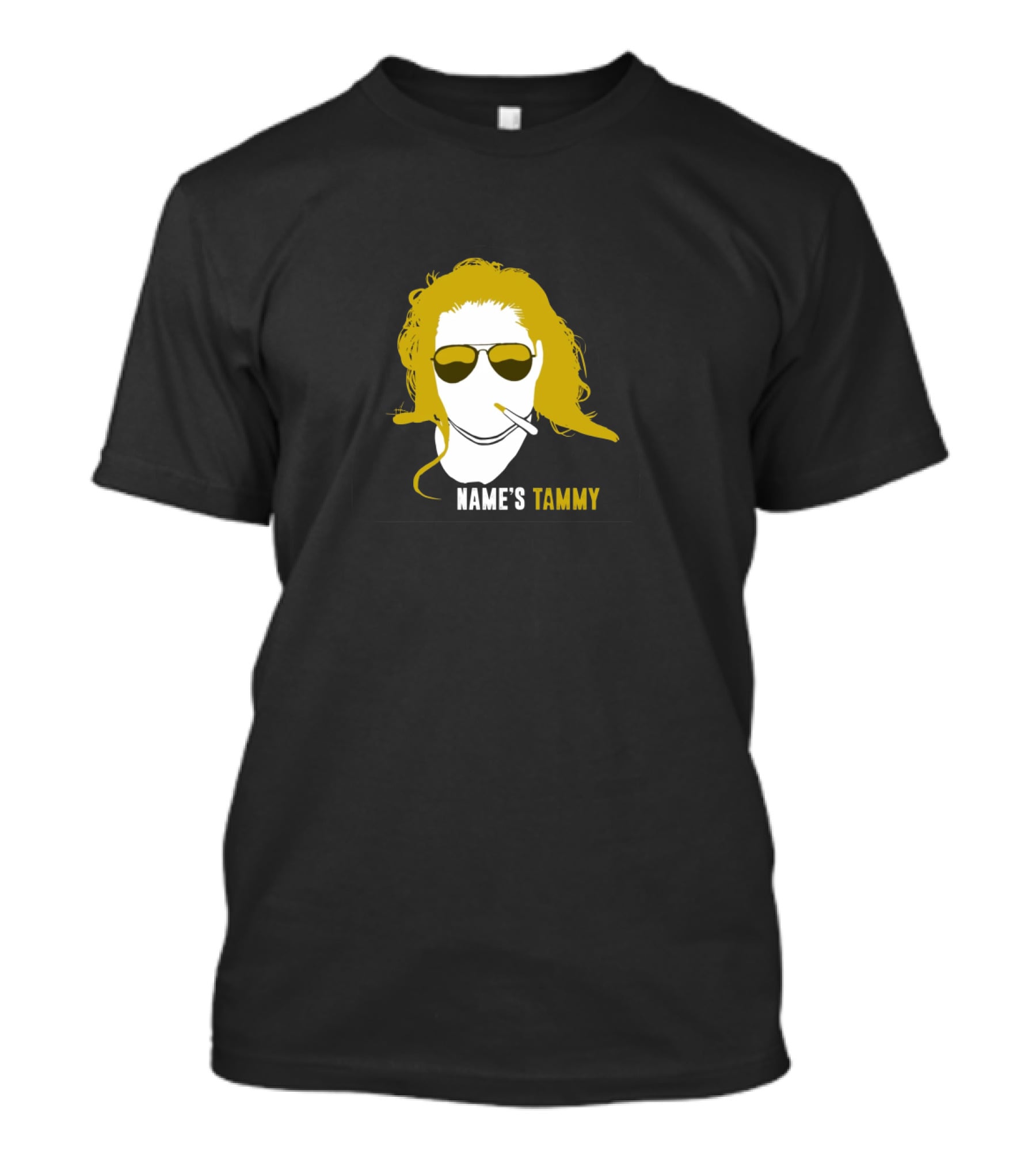 NAME'S TAMMY Trailer Trash Tammy Sun Glasses Cigarette T-Shirt