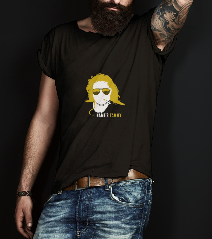 NAME'S TAMMY Trailer Trash Tammy Sun Glasses Cigarette T-Shirt