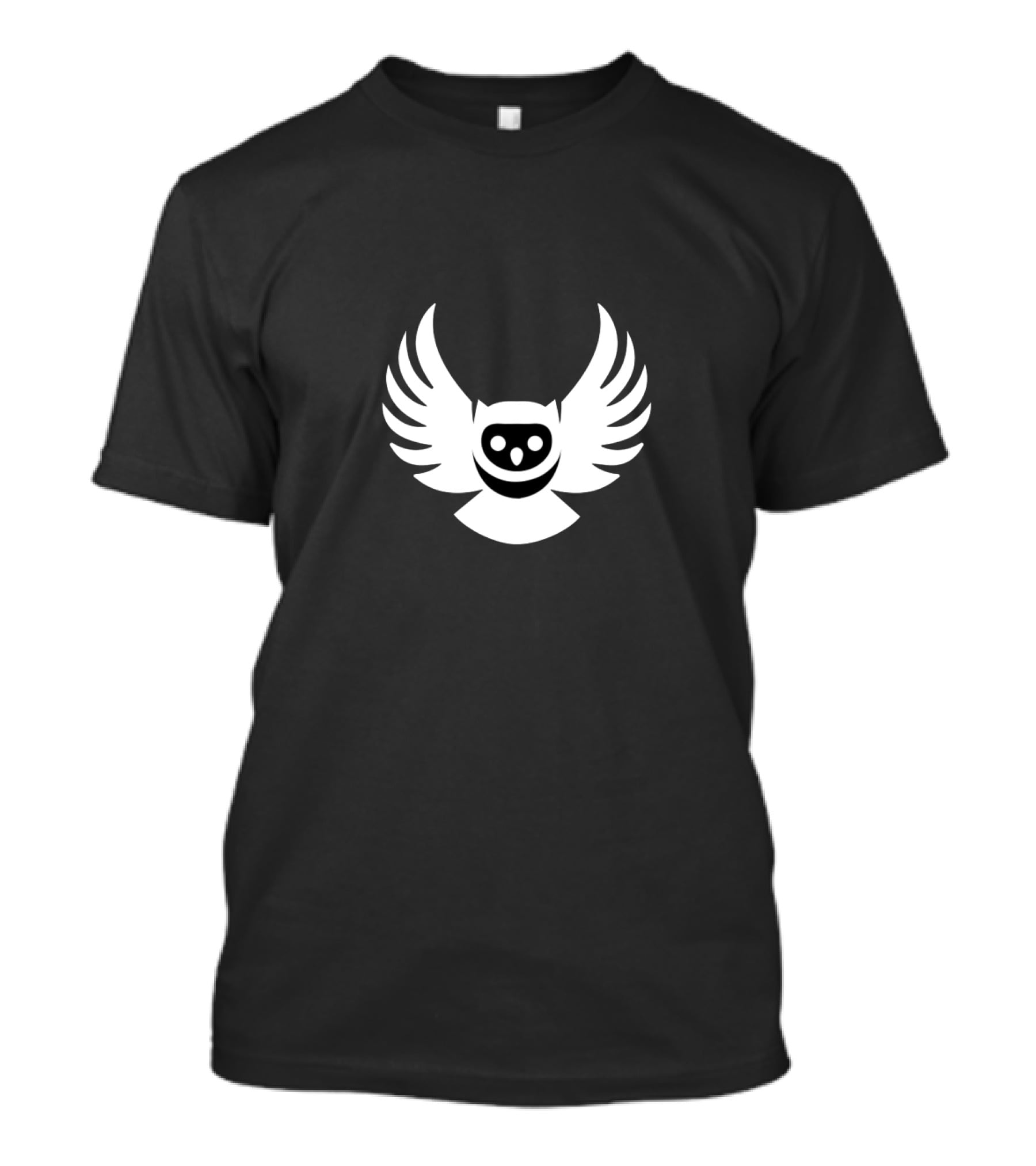 Smii7y Owl Logo With Wings T-Shirt