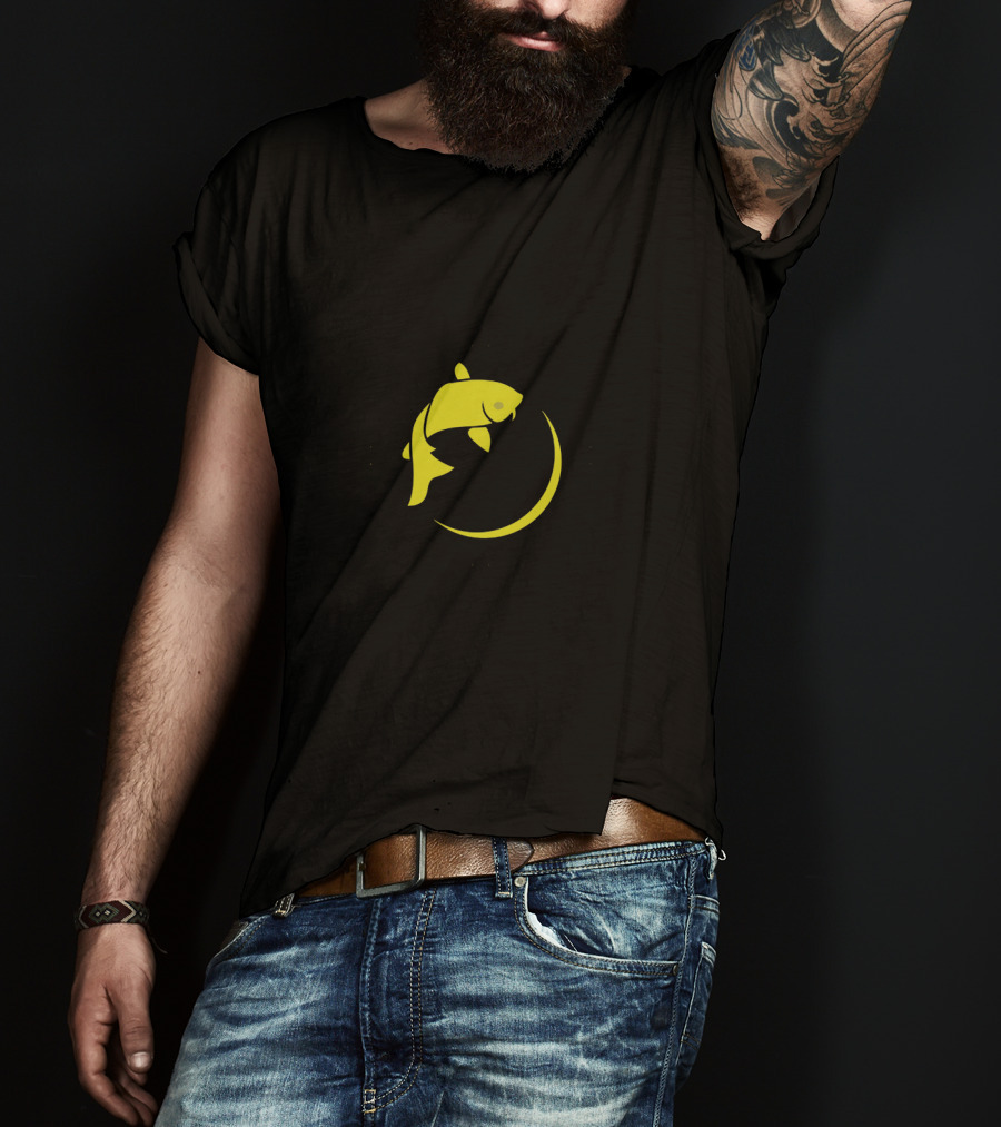 Alex Epic Koi Moon Yellow T-Shirt