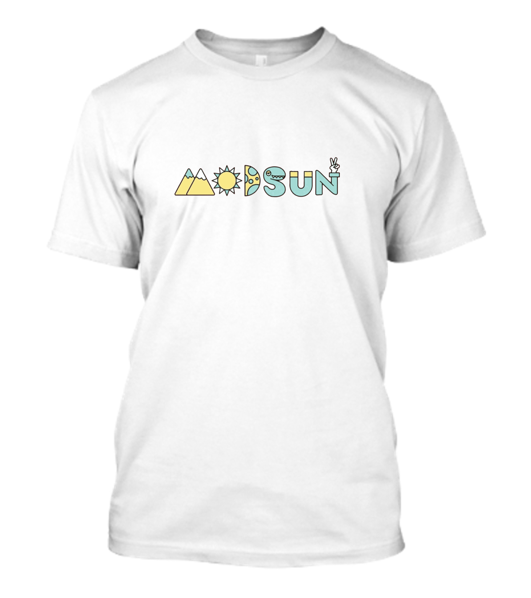 MOD SUN Peace Symbol Mountains Sun T-Shirt