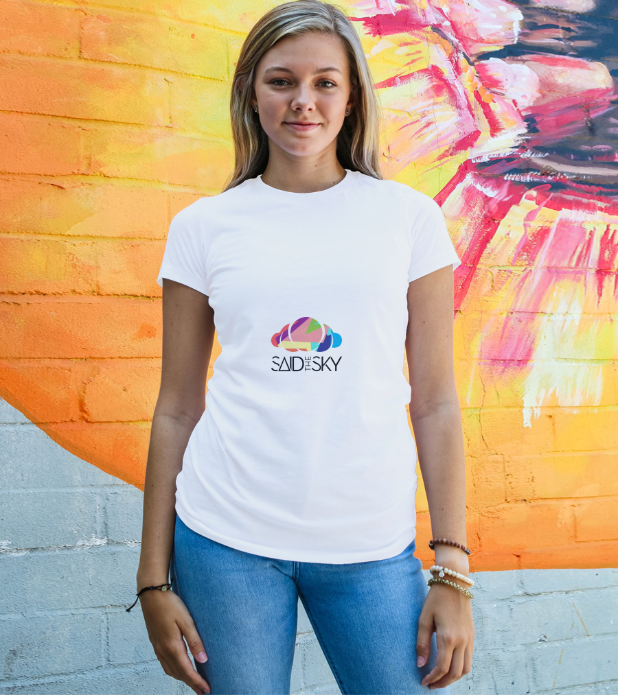 Said The Sky Colorful Cloud T-Shirt