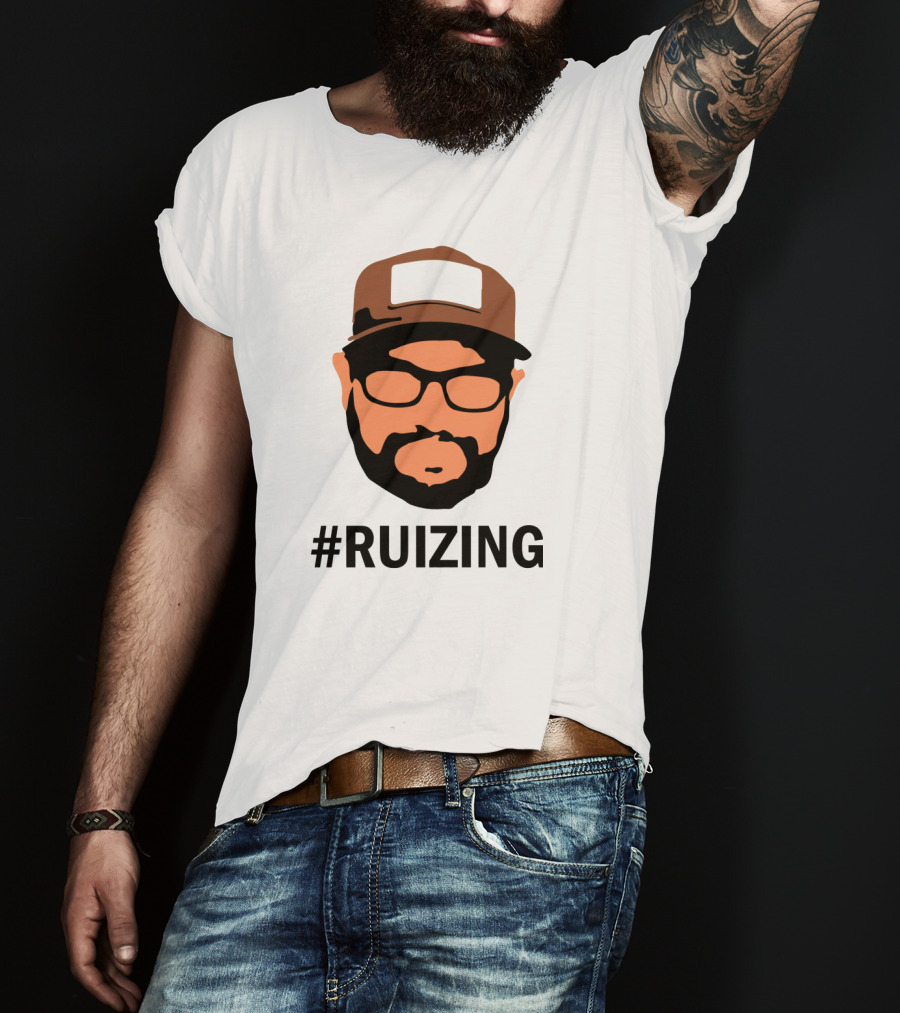 Ruizing Iconic Beard Glasses Cap Face T-Shirt