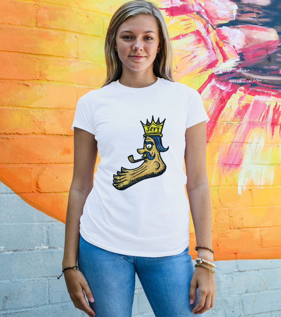 Jiffy J. Jacksonville Crowned Foot With Pipe T-Shirt