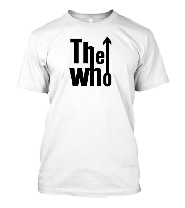 The Who Classic Band Logo With Iconic Up Arrow T-Shirt