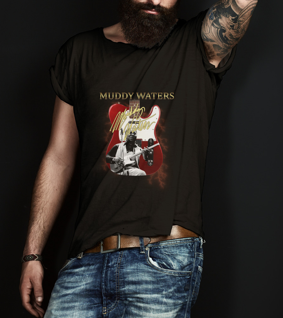 Muddy Waters Guitar Signature Red Telecaster T-Shirt