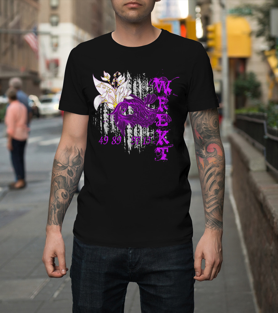 Wrekt Set Floral 49 89 97 13 Lily T-Shirt