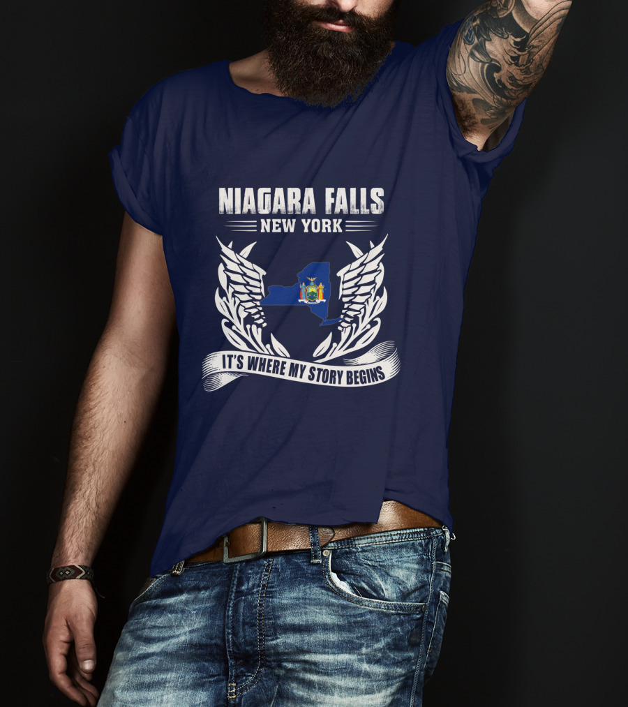 Niagara Falls New York It's Where My Story Begins T-Shirt