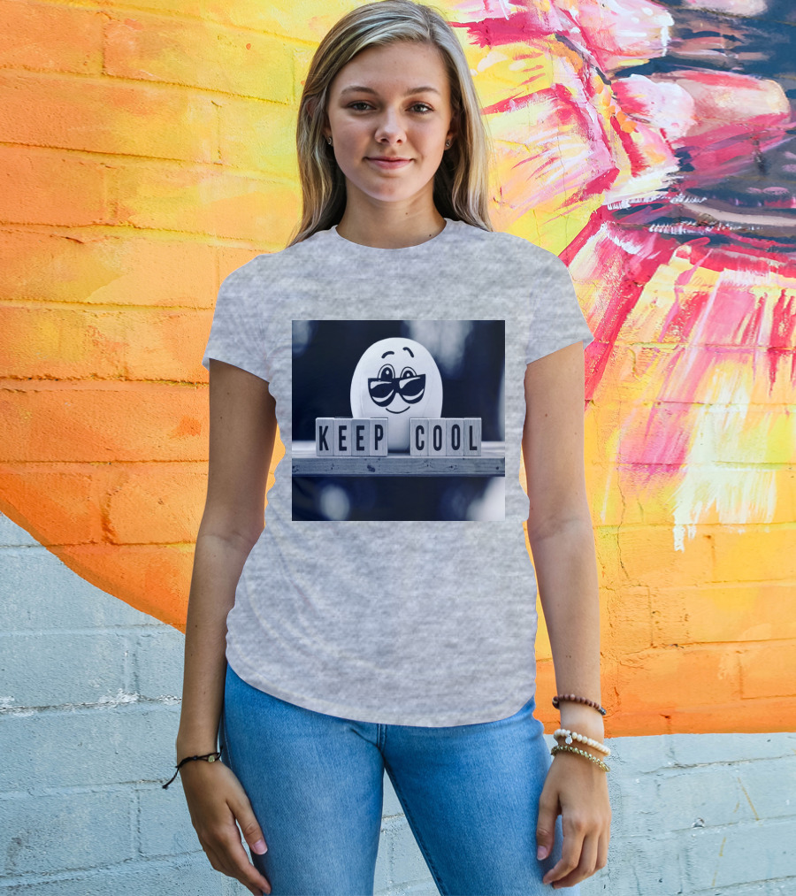 Keep Cool Emoji With Sunglasses T-Shirt