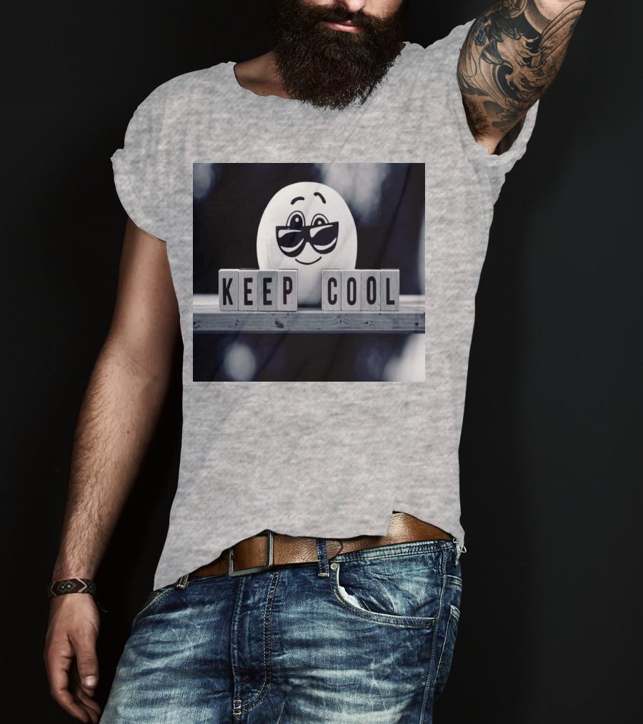 Keep Cool Emoji With Sunglasses T-Shirt