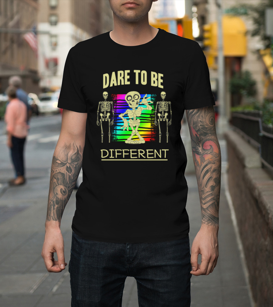 Dare to Be Different Skeleton T-Shirt