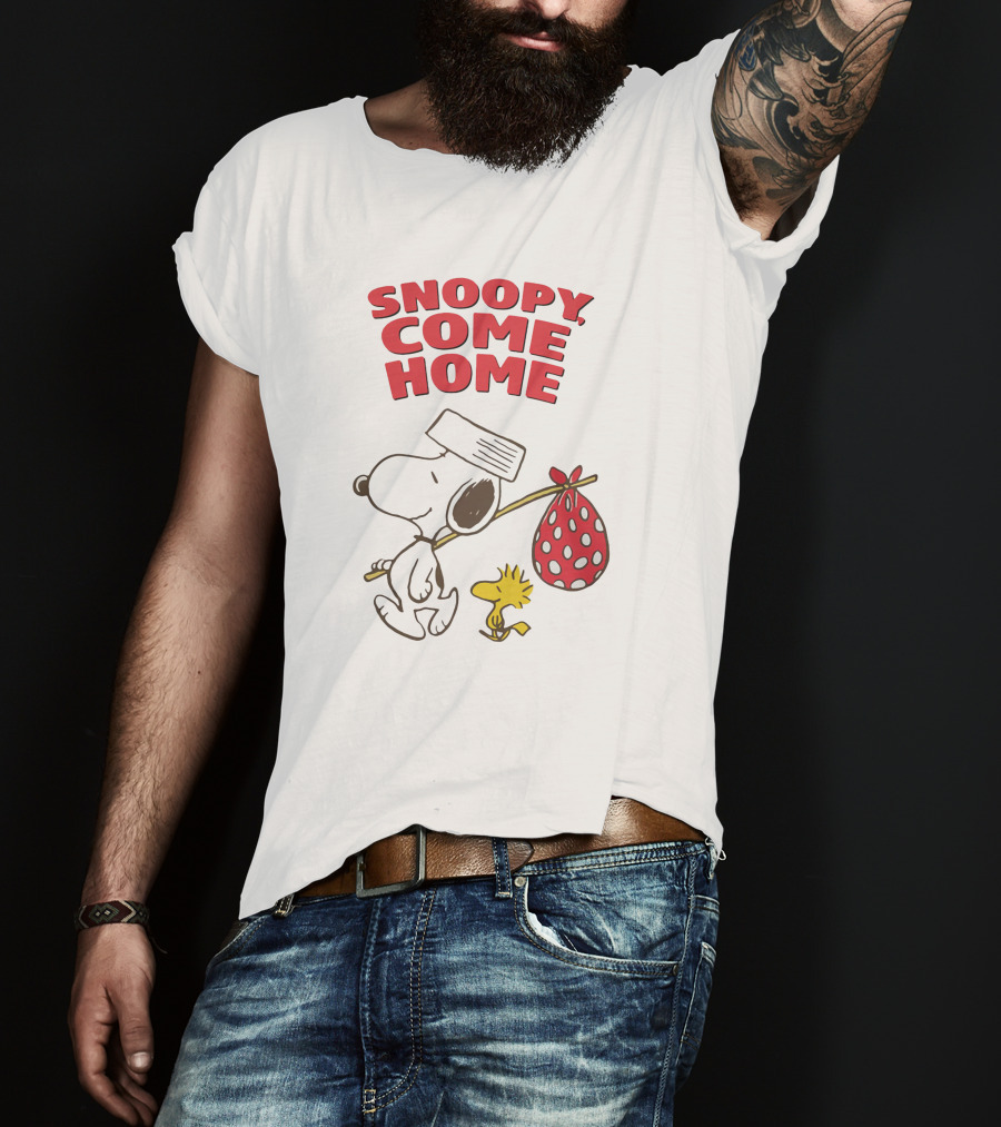 Snoopy Come Home Peanuts Vintage Cartoon T-Shirt
