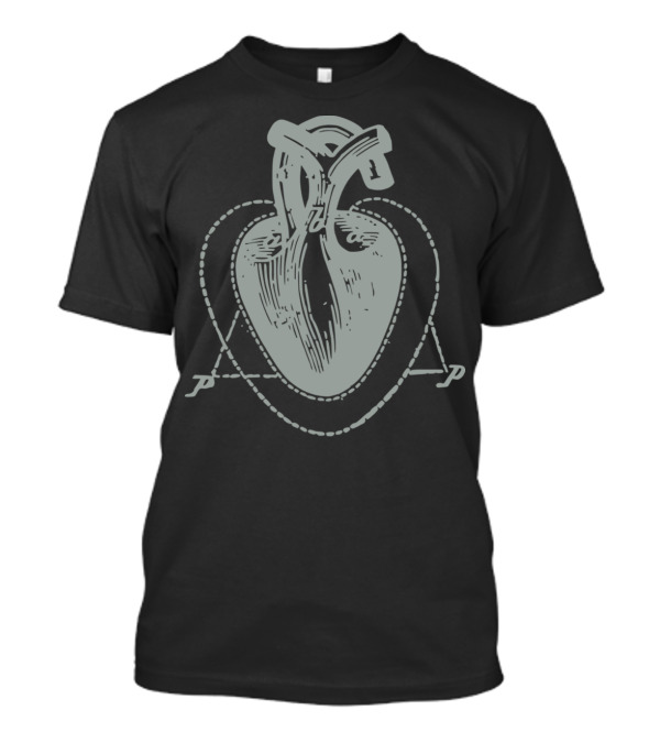 Anatomy Heart Diagram T-Shirt