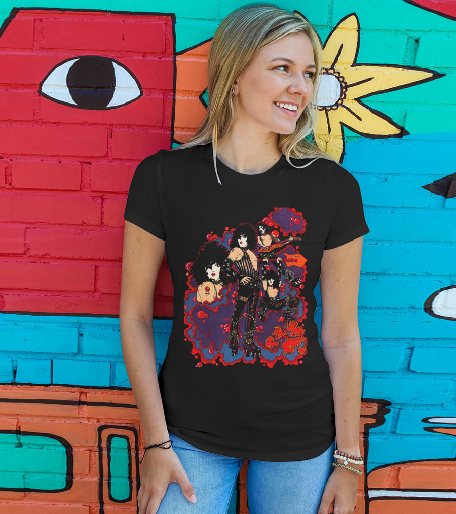 PS1 Solo Paul Stanley Kiss Retro Comic T-Shirt