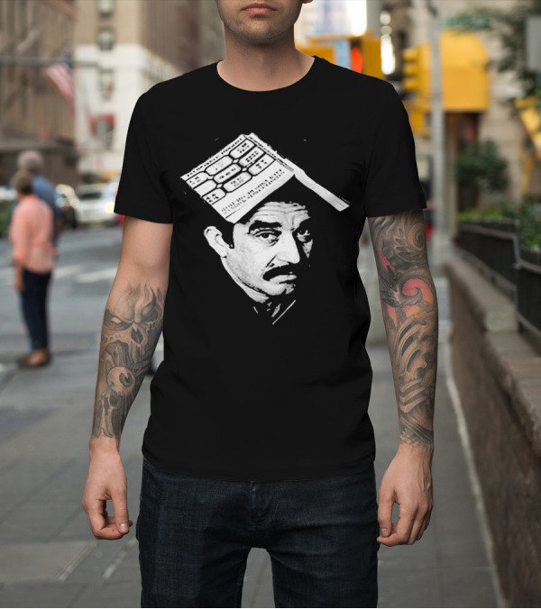 Shirt: Gabriel Garcia Scrutinizes Written Thoughts Beneath Newspaper Hat T-Shirt Gabriel Garcia Scrutinizes Written Thoughts Beneath Newspaper Hat T-Shirt