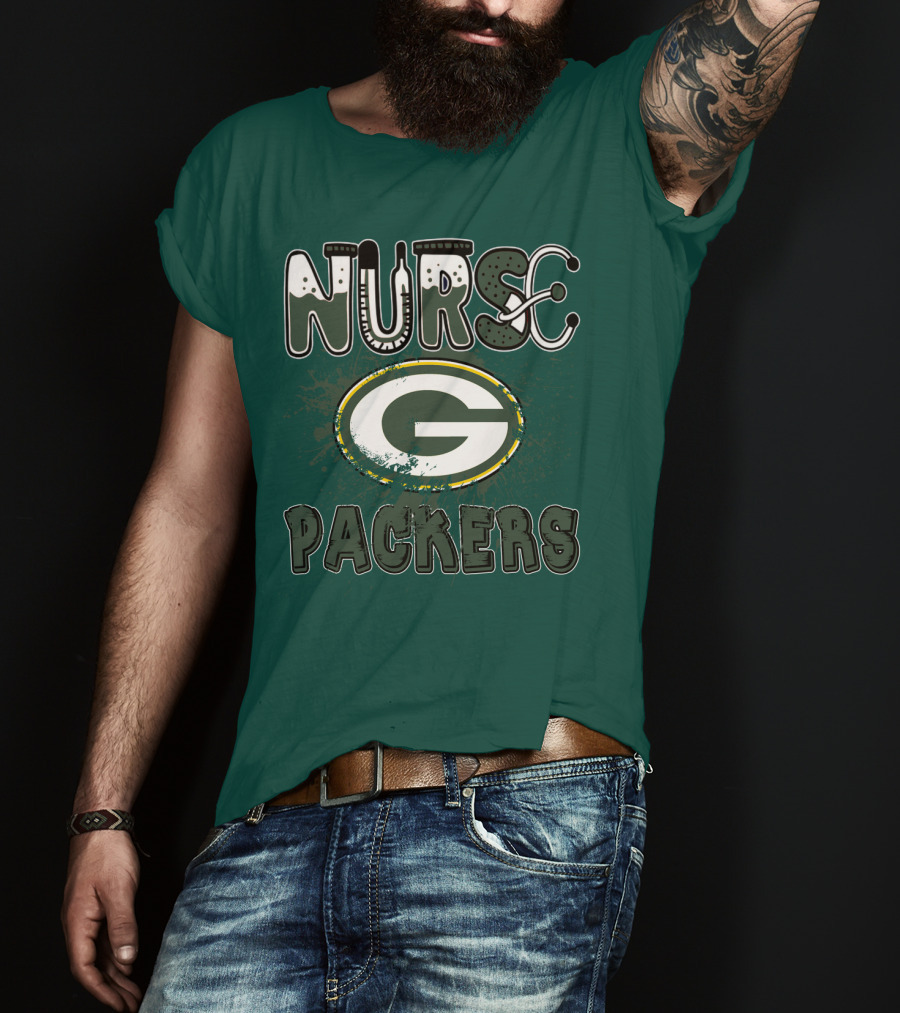 Nurse Green Bay Packers T-Shirt