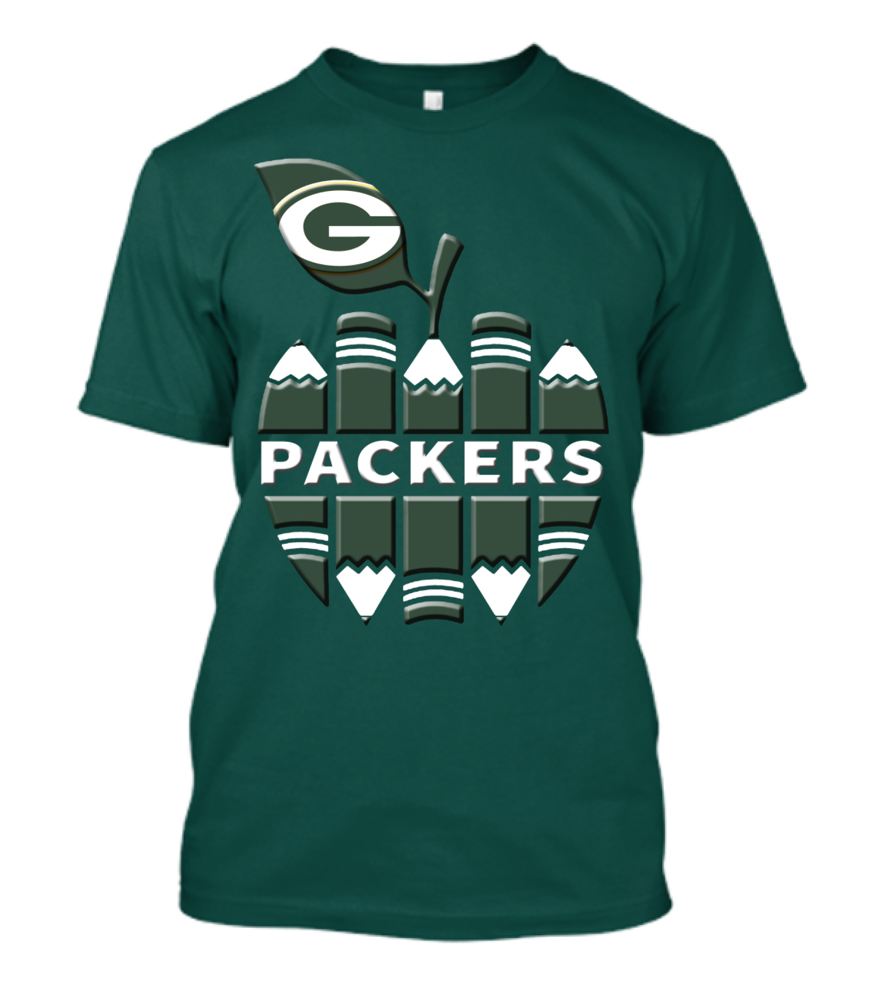 Packers Pencil Apple T-Shirt