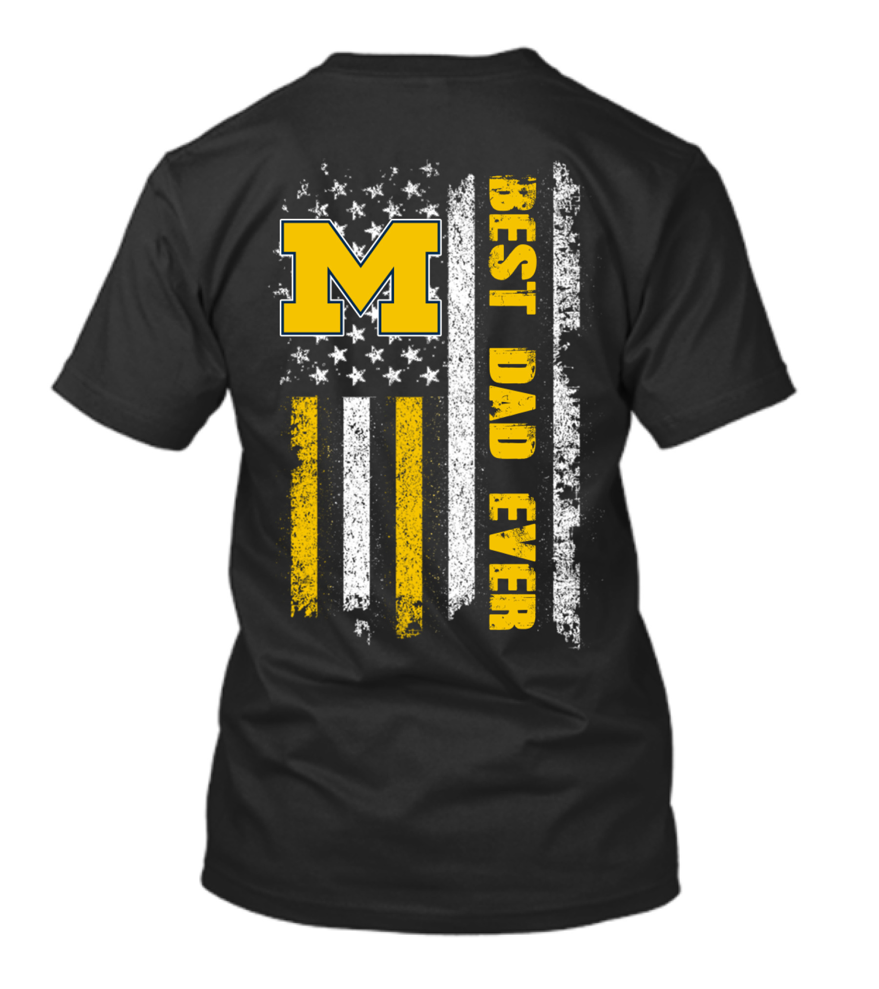 M Flag Best Dad Ever Evd 099 T-Shirt