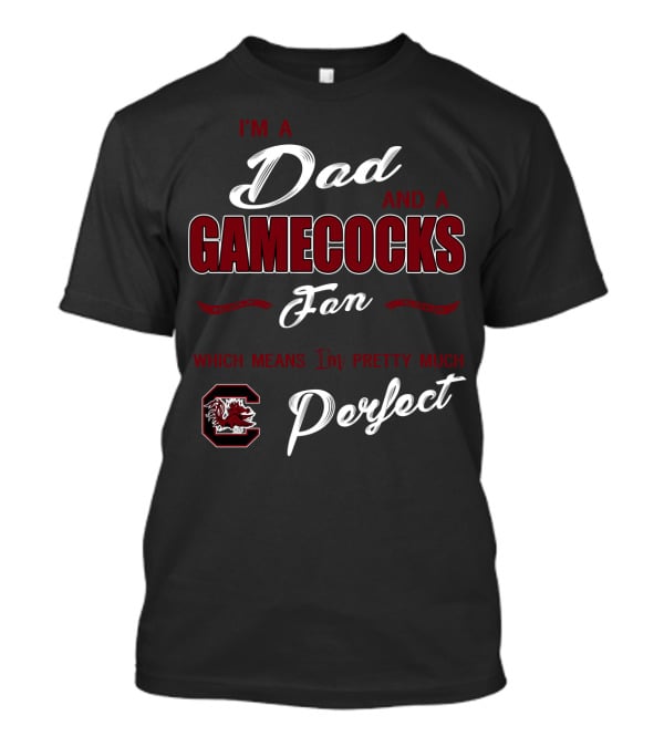 I'm A Dad And A Gamecocks Fan Which Means I'm Pretty Much Perfect T-Shirt