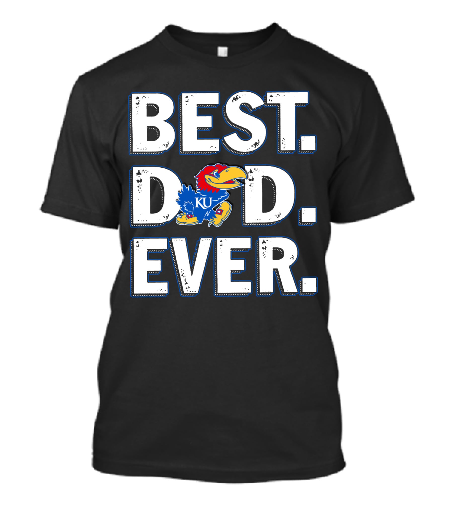 Best Dad Ever Ku Jayhawks T-Shirt