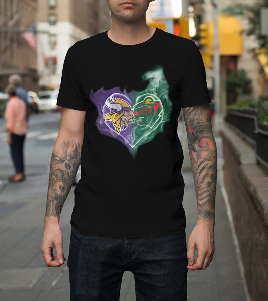 Minnesota Vikings Wild Heart T-Shirt