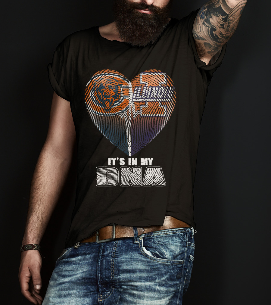 Chicago Bears Illinois It's In My Dna T-Shirt