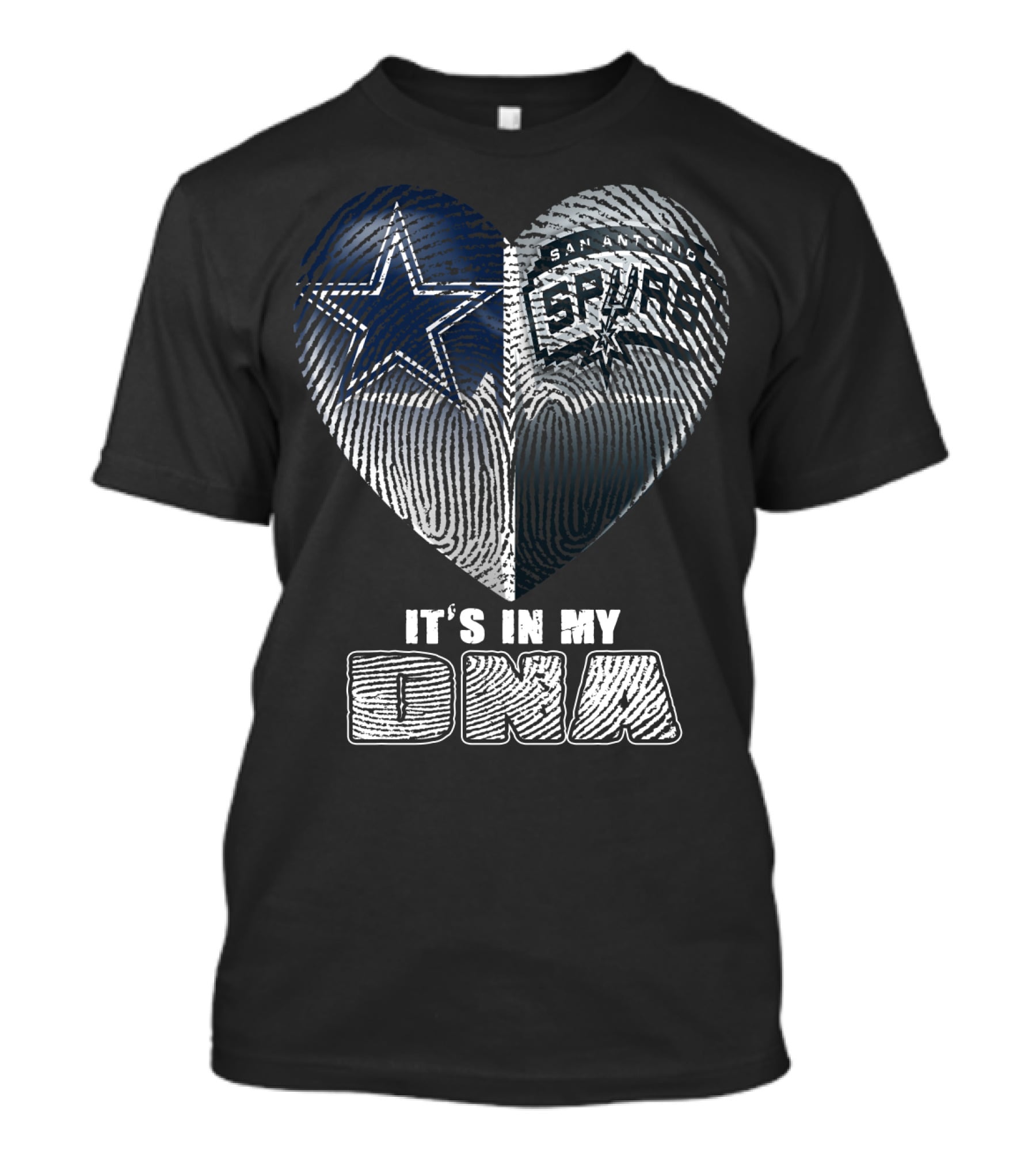 Dallas Cowboys San Antonio Spurs It's In My Dna T-Shirt