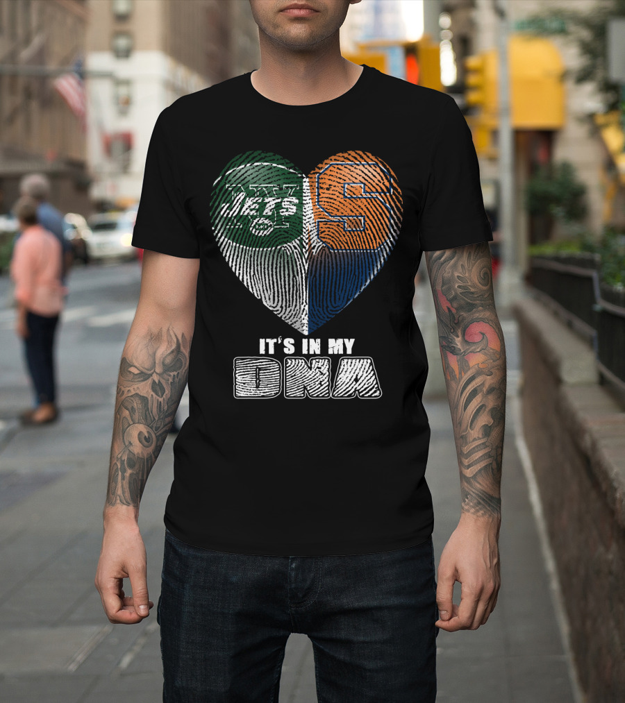 New York Jets Syracuse It's In My Dna T-Shirt