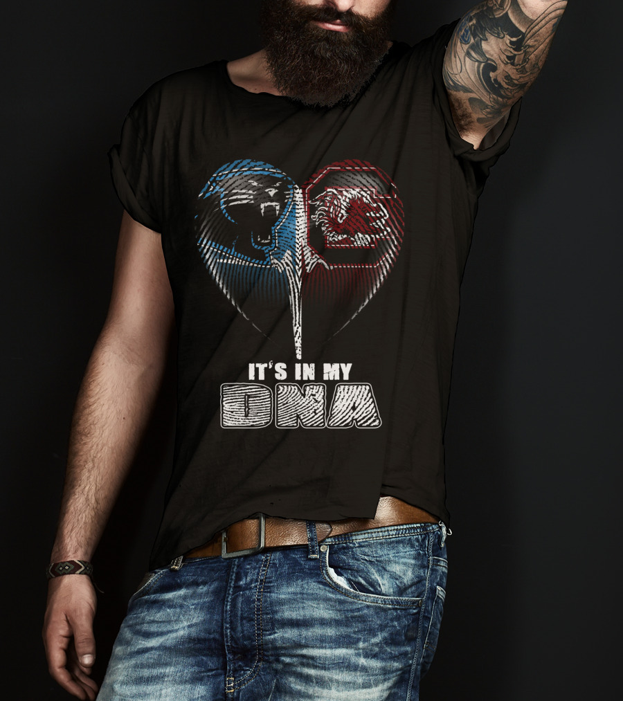 Panthers Gamecocks It's In My Dna T-Shirt