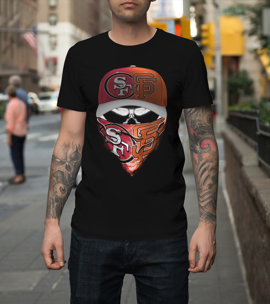 Sf 49ers Giants Fan Skum T-Shirt