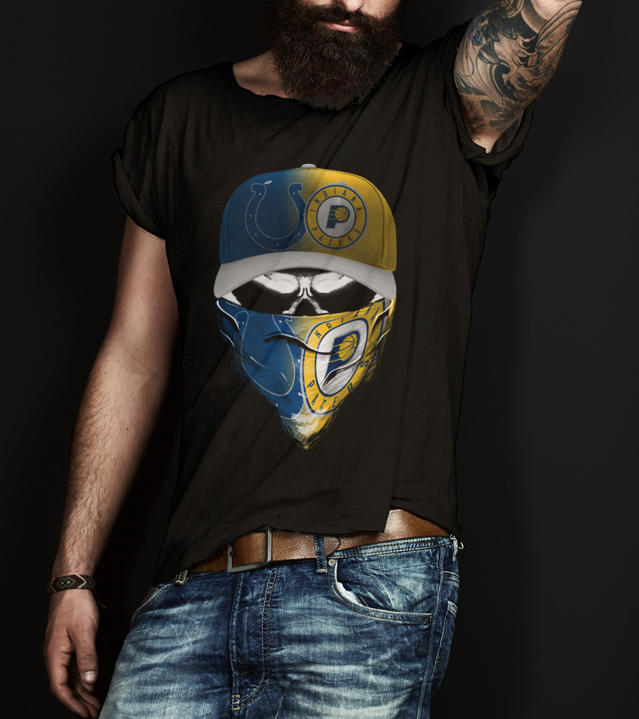 Indianapolis Colts And Indiana Pacers Dual Logo T-Shirt