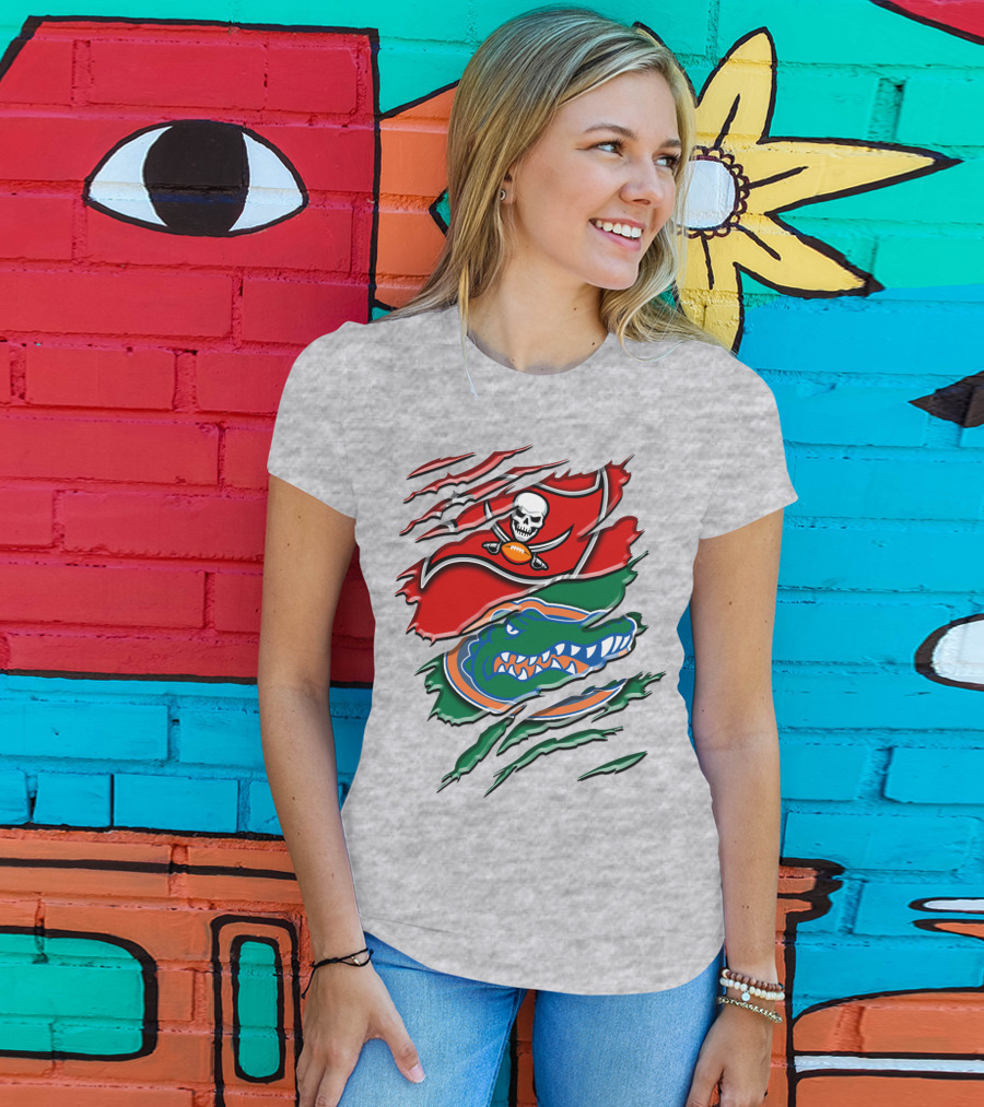 Tampa Bay Buccaneers Florida Gators Rah 024 T-Shirt