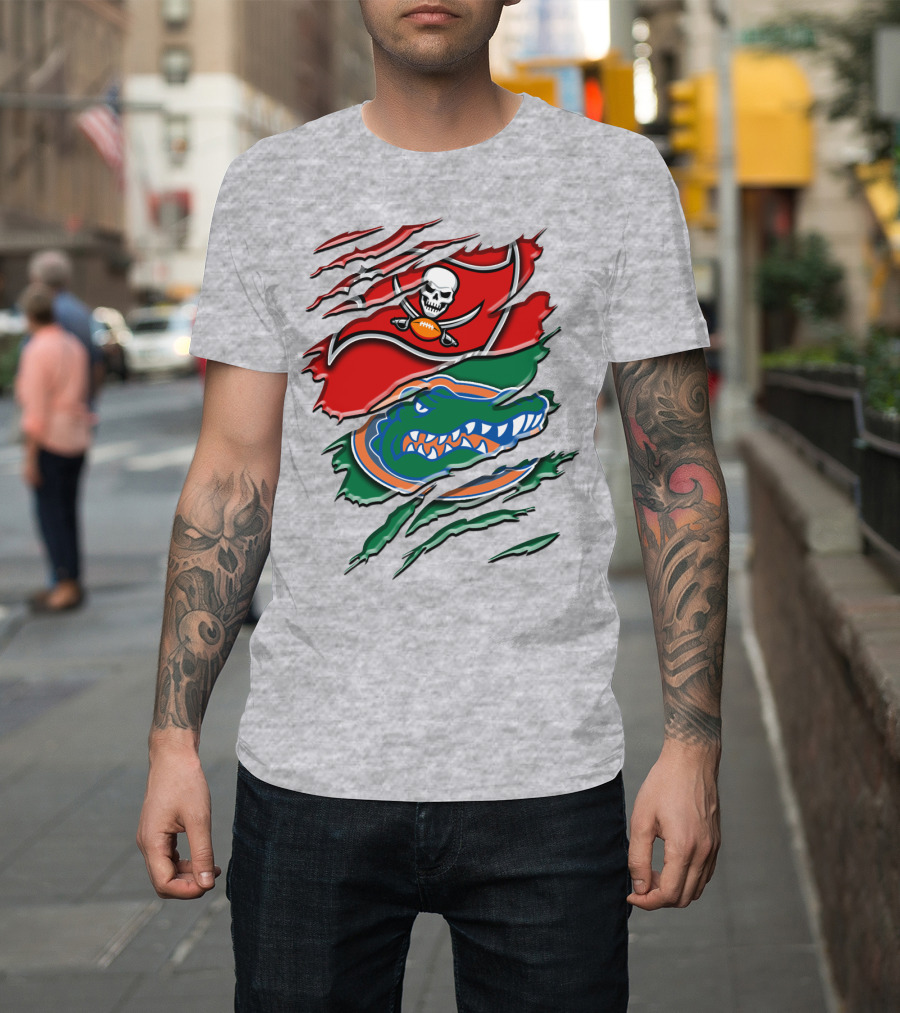 Tampa Bay Buccaneers Florida Gators Rah 024 T-Shirt