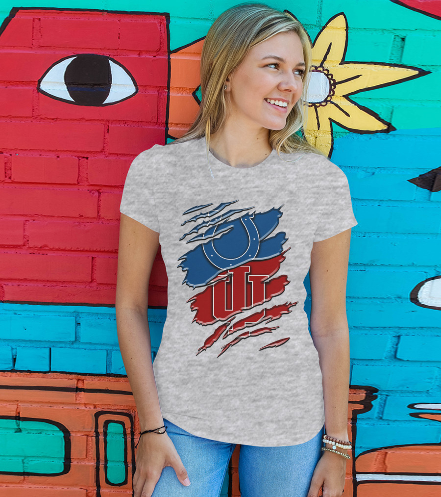 Indianapolis Colts Indiana University Mashup Rah T-Shirt