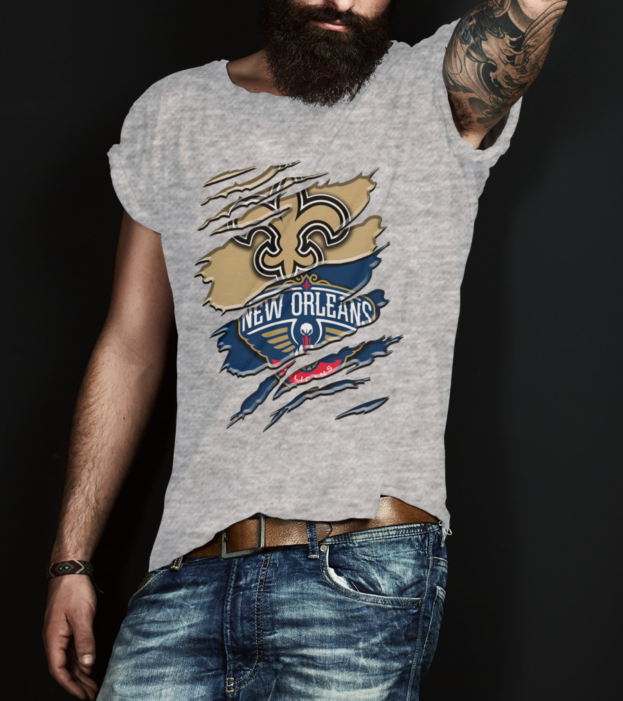 New Orleans Saints Pelicans Rah 108 T-Shirt