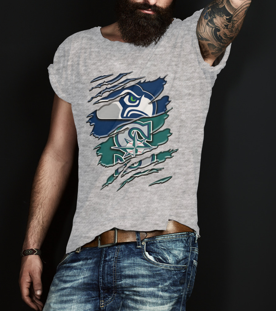 Seattle Seahawks Mariners Rah 109 T-Shirt