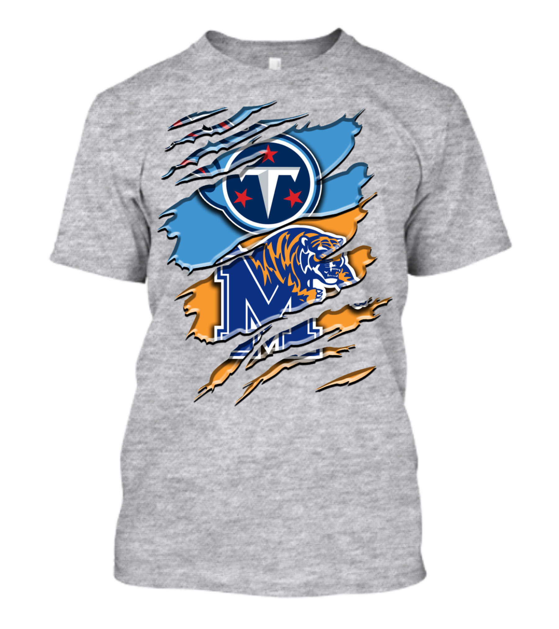 Tennessee Titans Memphis Tigers Rah T-Shirt