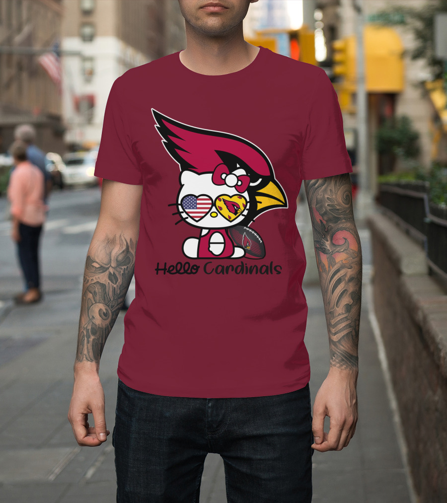 Hello Cardinals Arizona Cardinals T-Shirt