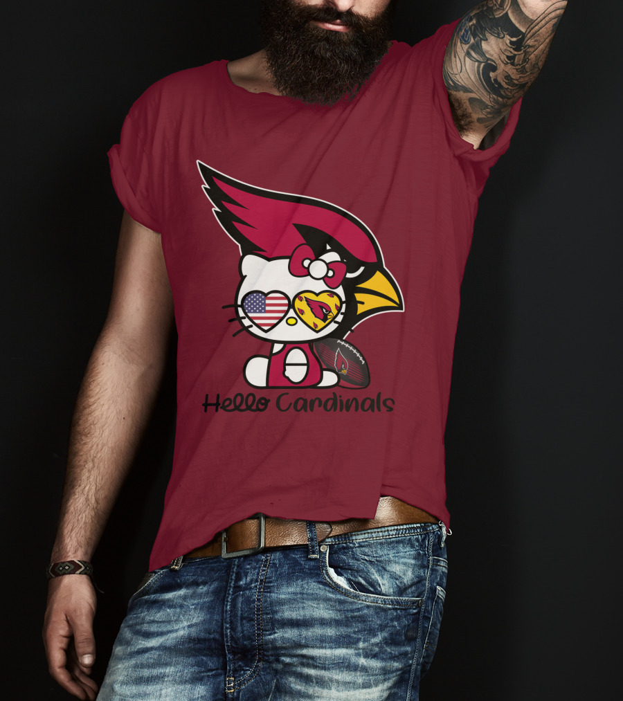Hello Cardinals Arizona Cardinals T-Shirt