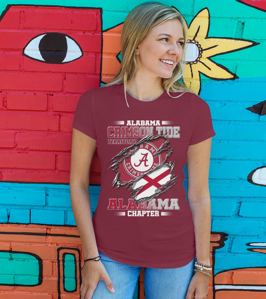Alabama Crimson Tide Territory Alabama Chapter Crimson Tide T-Shirt